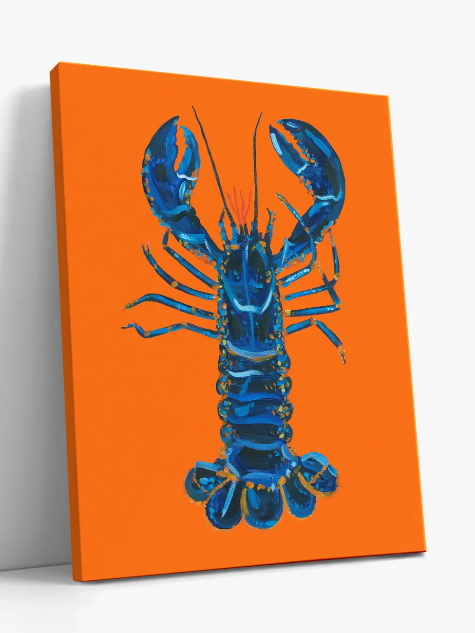 Lobster On Orange