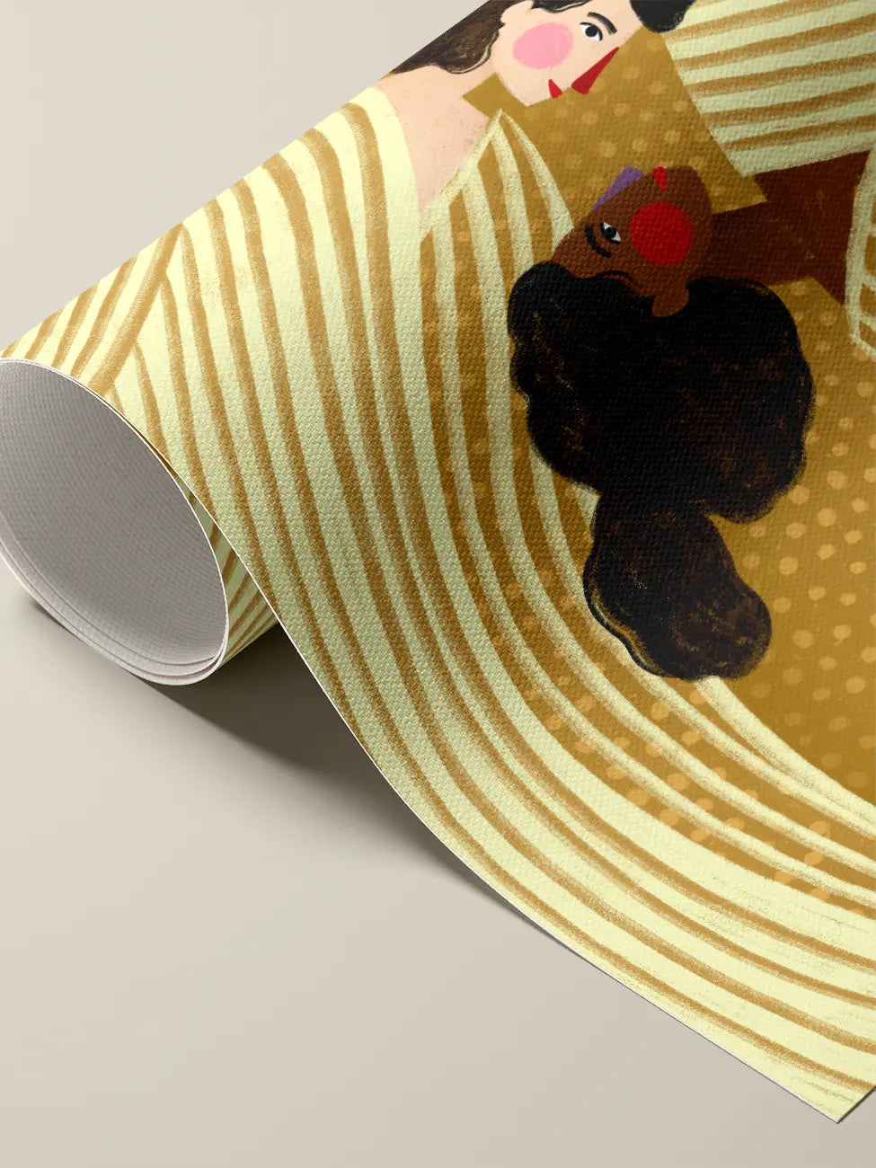 Two Ladies With Stripes