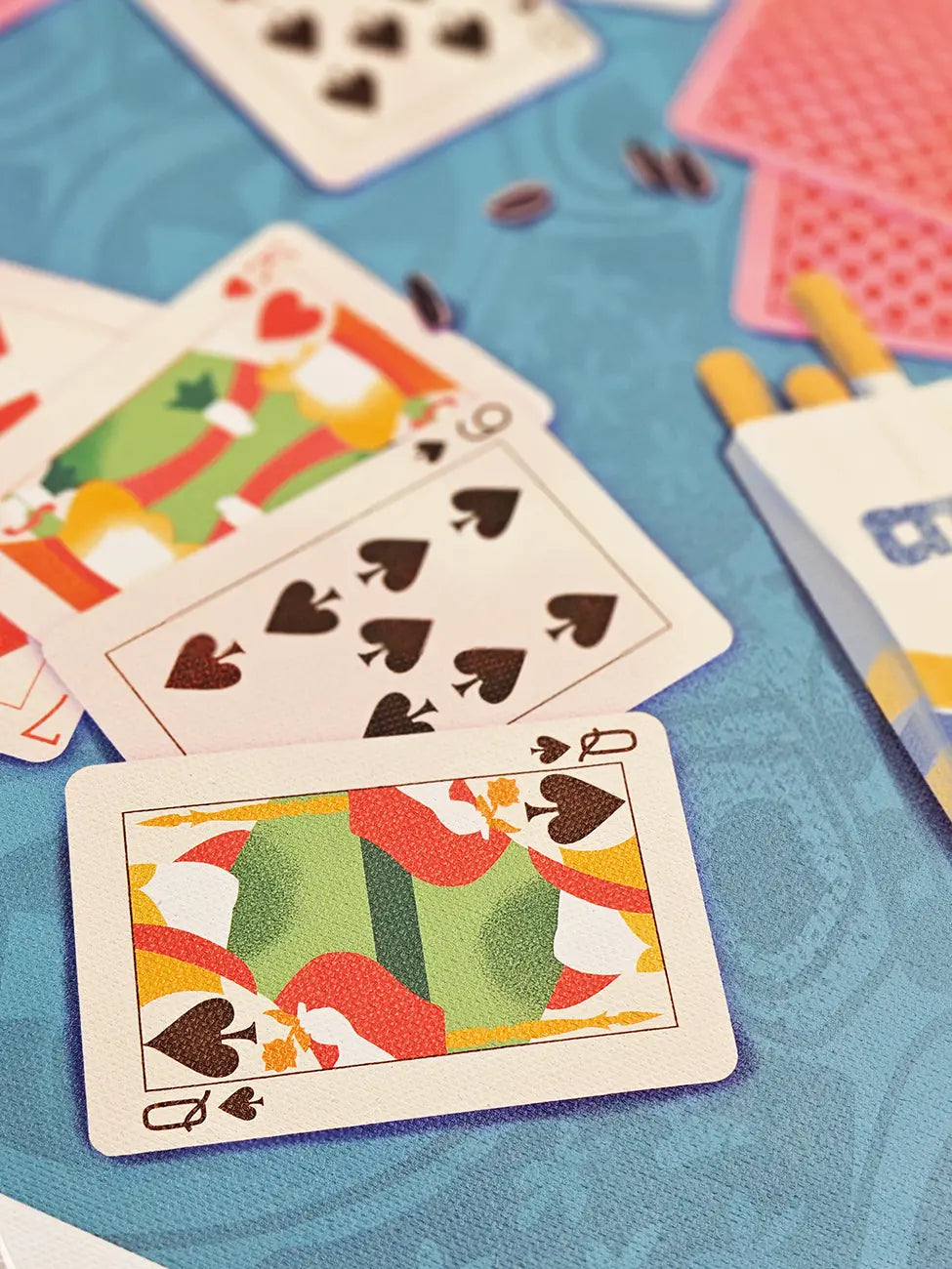Card Game on the Beach