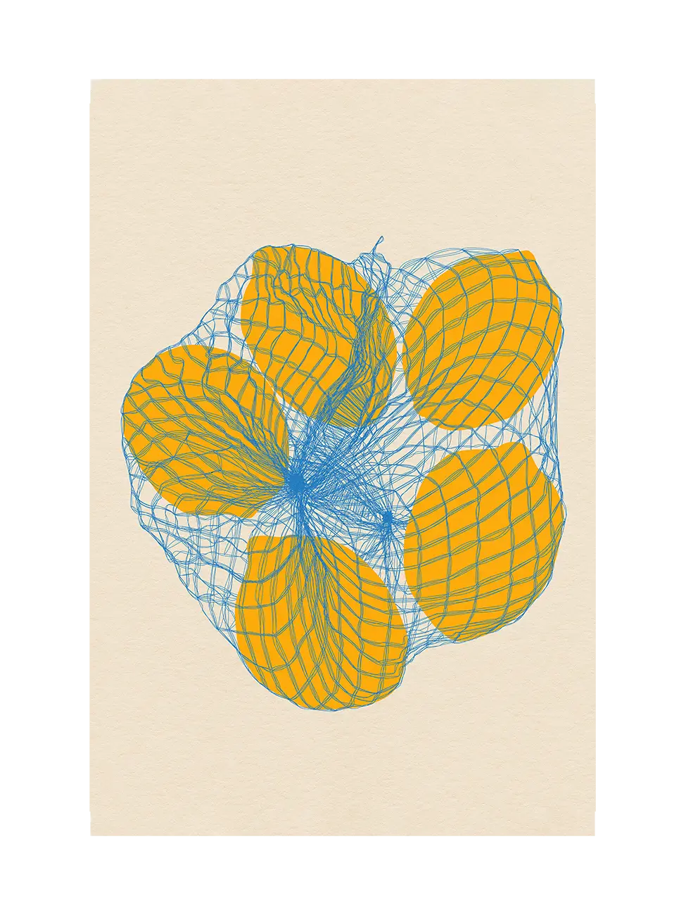 Пет лимона в мрежичка