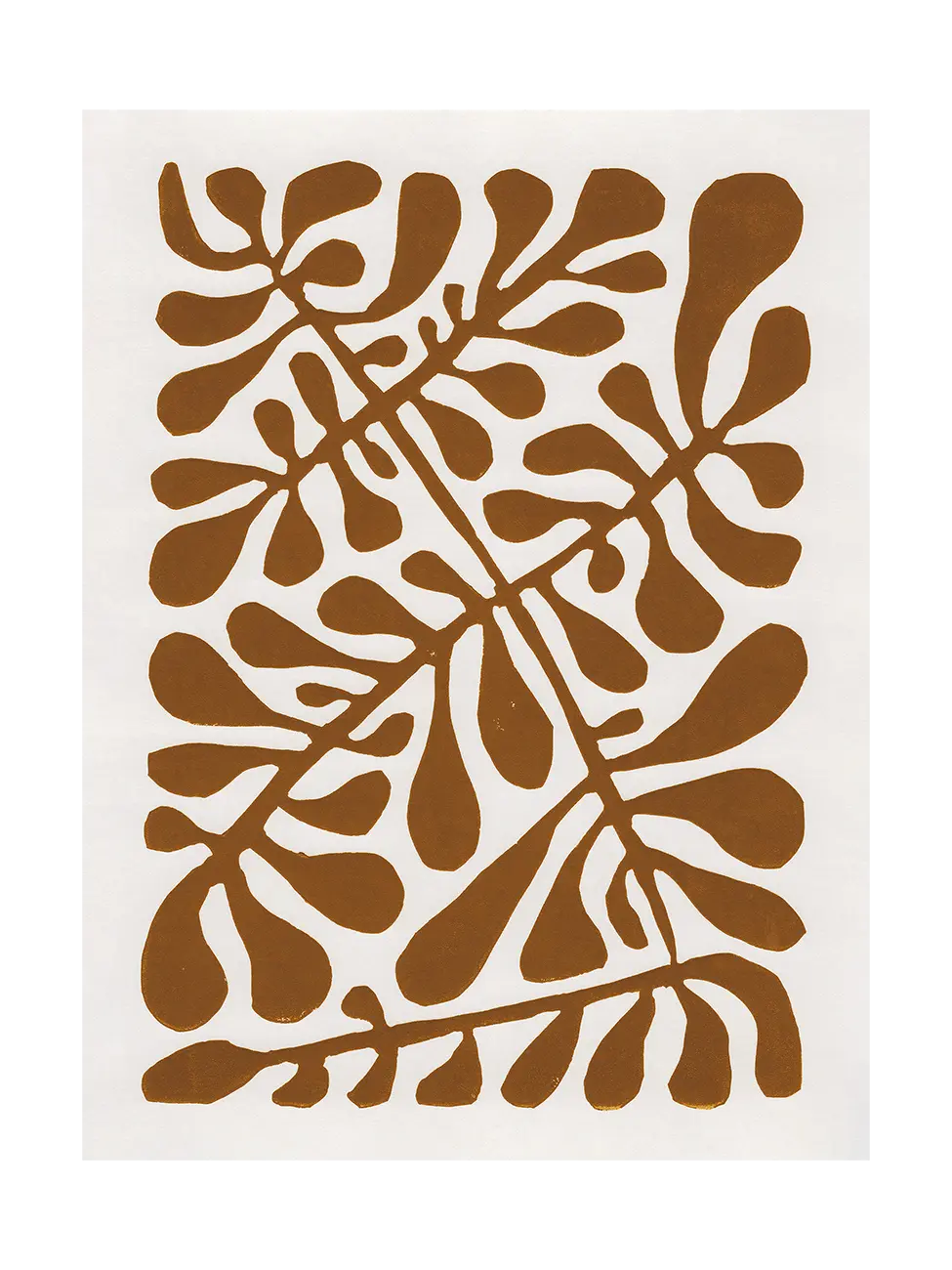 Linocut Plant