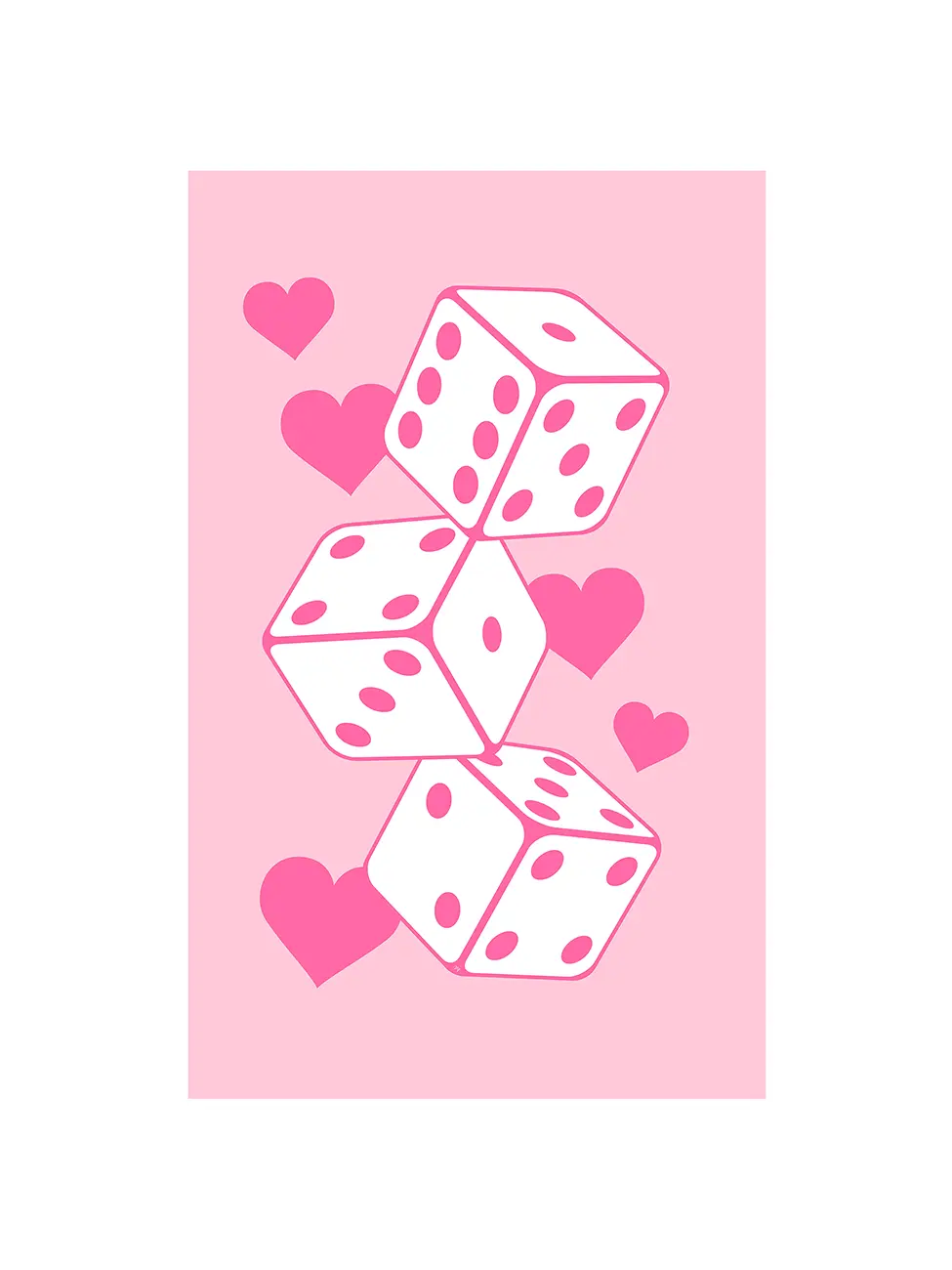 Pink Dice