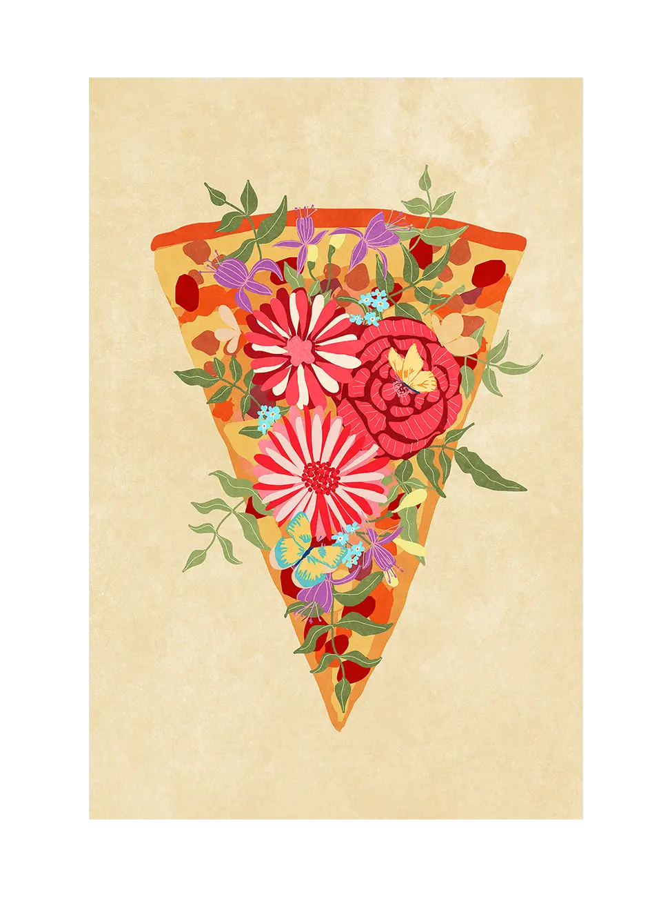 Slice of Flower Pizza