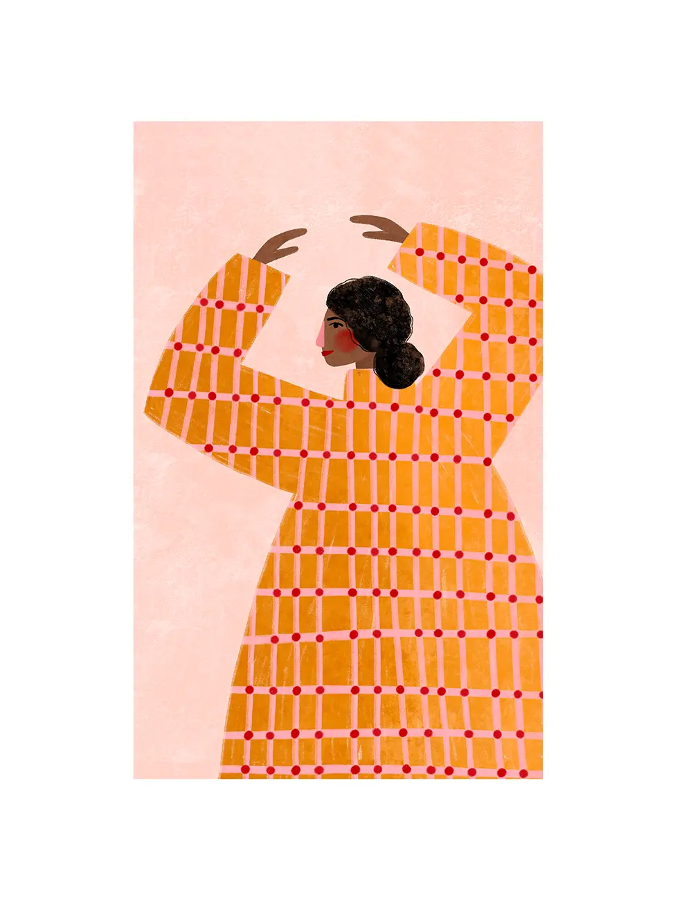 The Woman With the Checked Dress