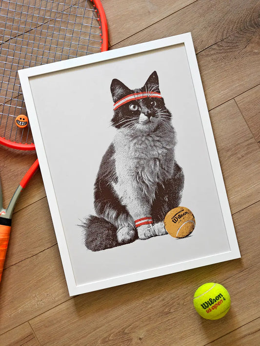 Котка тенисист