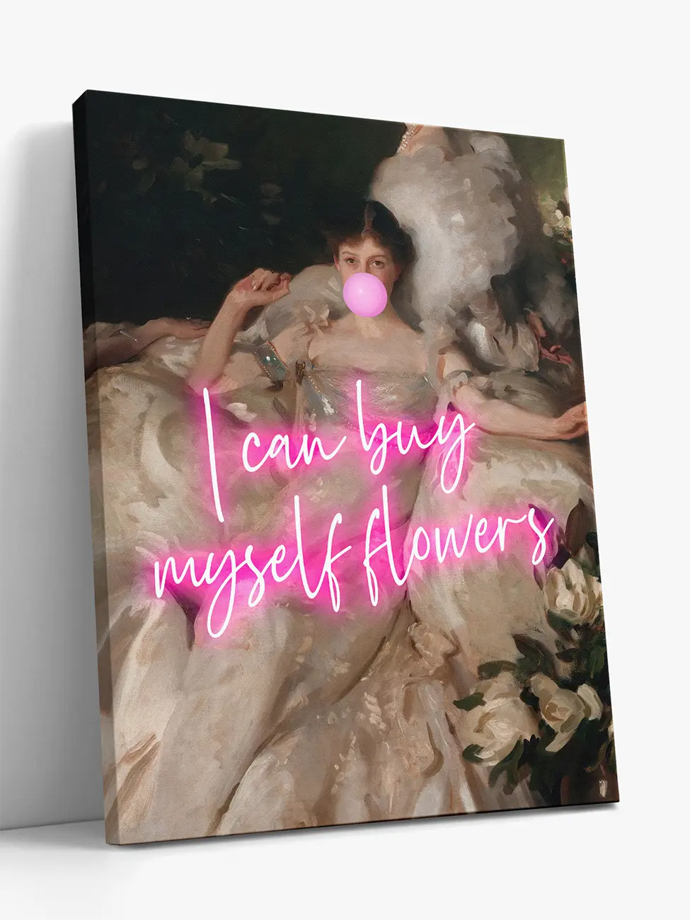 И сама мога да си купя цветя