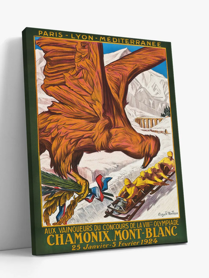 Chamonix 1924 Winter Olympics Poster