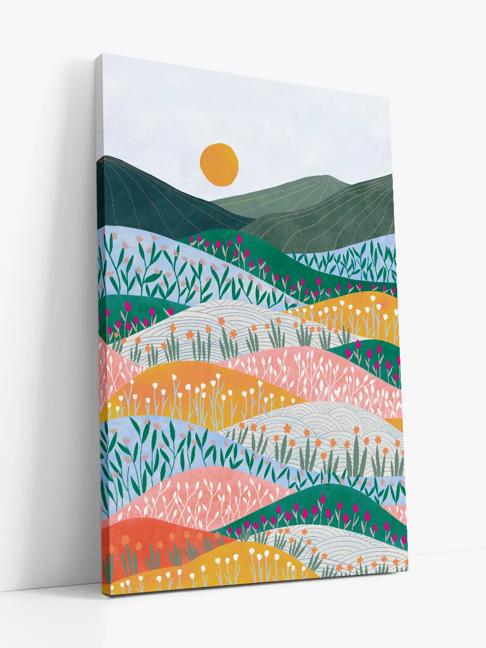 Colorful Hillside Dreams