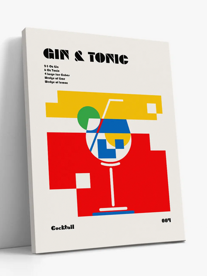 Gin & Tonic Bauhaus Cocktail