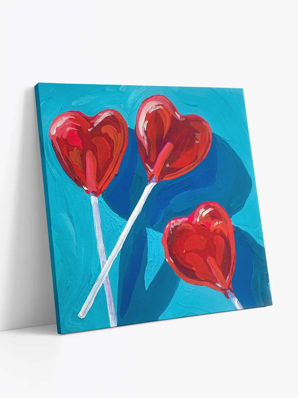 Heart Lollipops