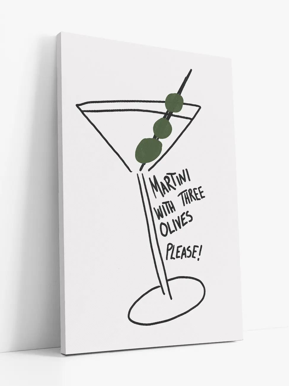 Olive Trio Martini
