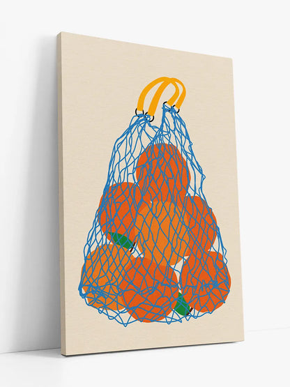 Oranges In a Net Bag