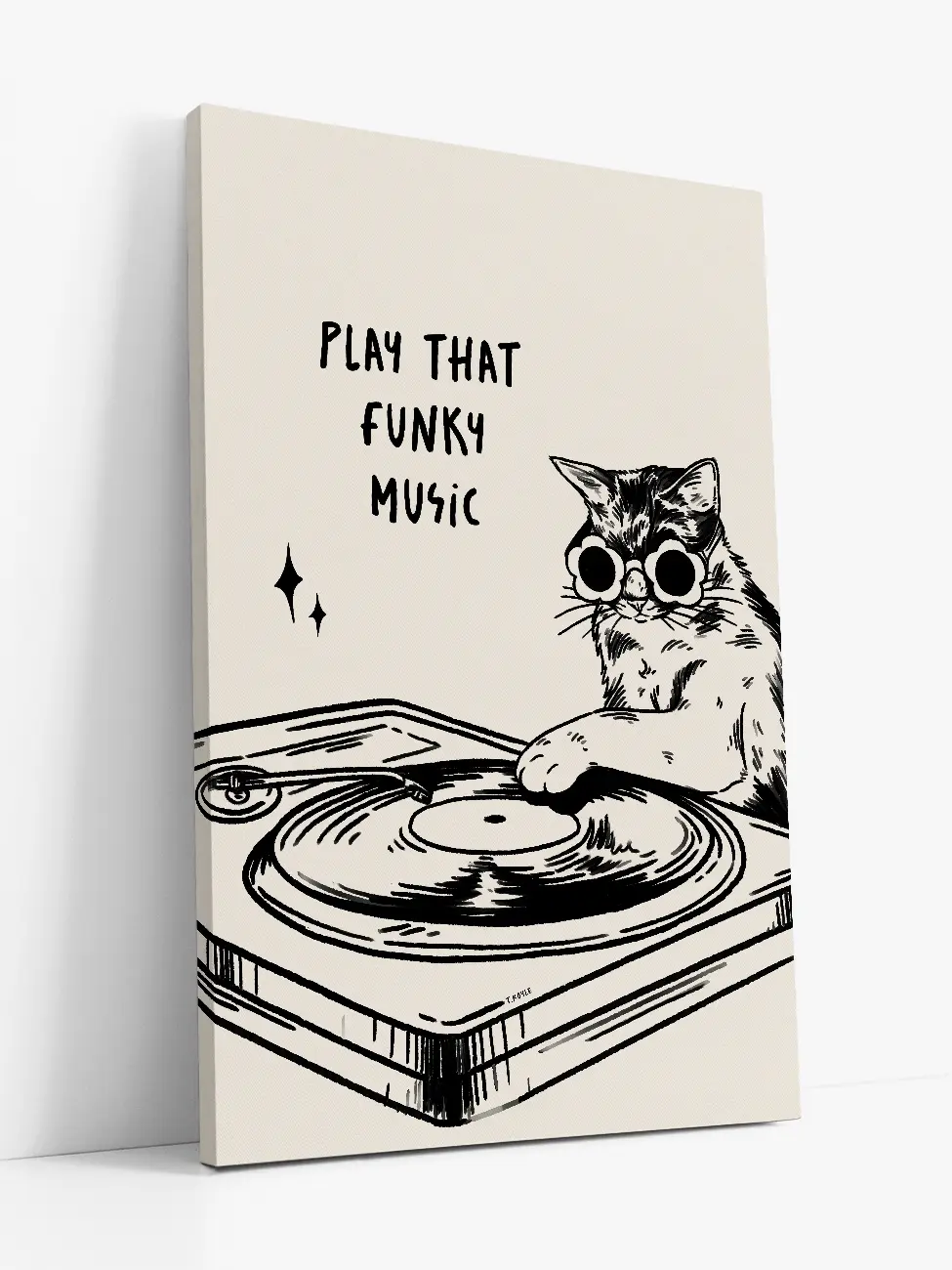Play That Funky Music Disco Cat