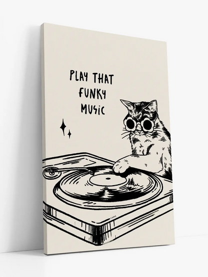 Play That Funky Music Disco Cat