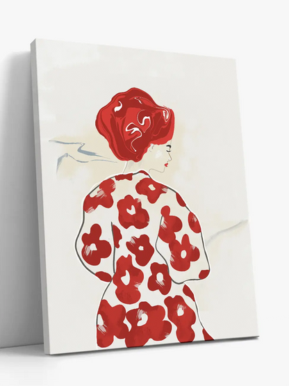 Червени диви цветя