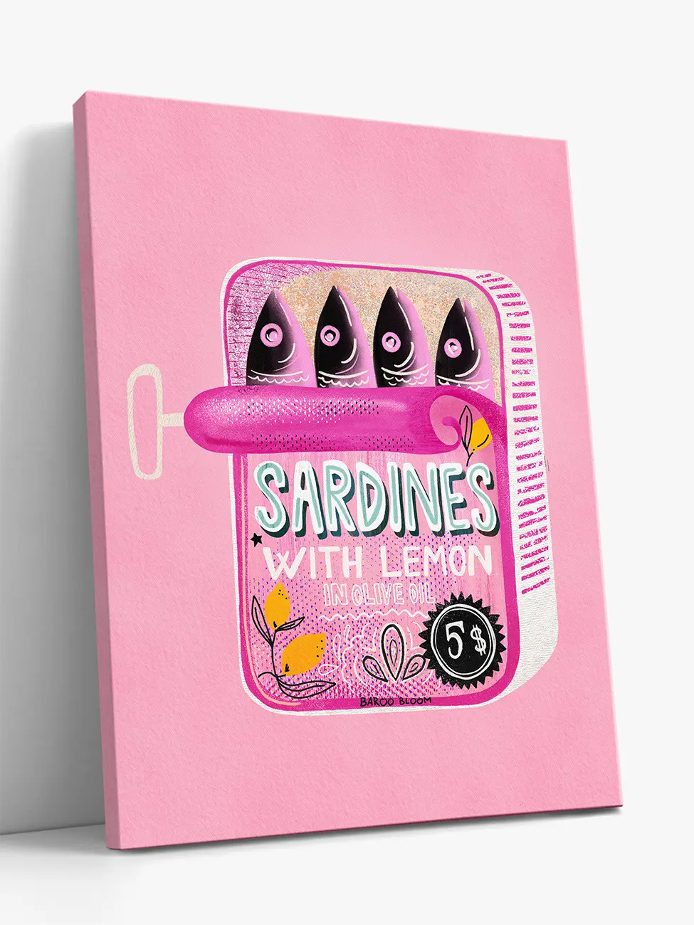 Консерва сардини в розово