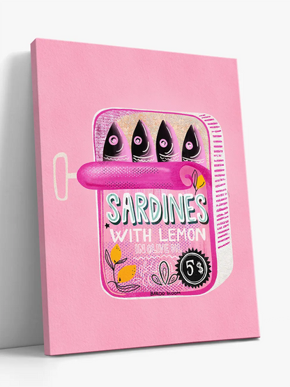 Консерва сардини в розово