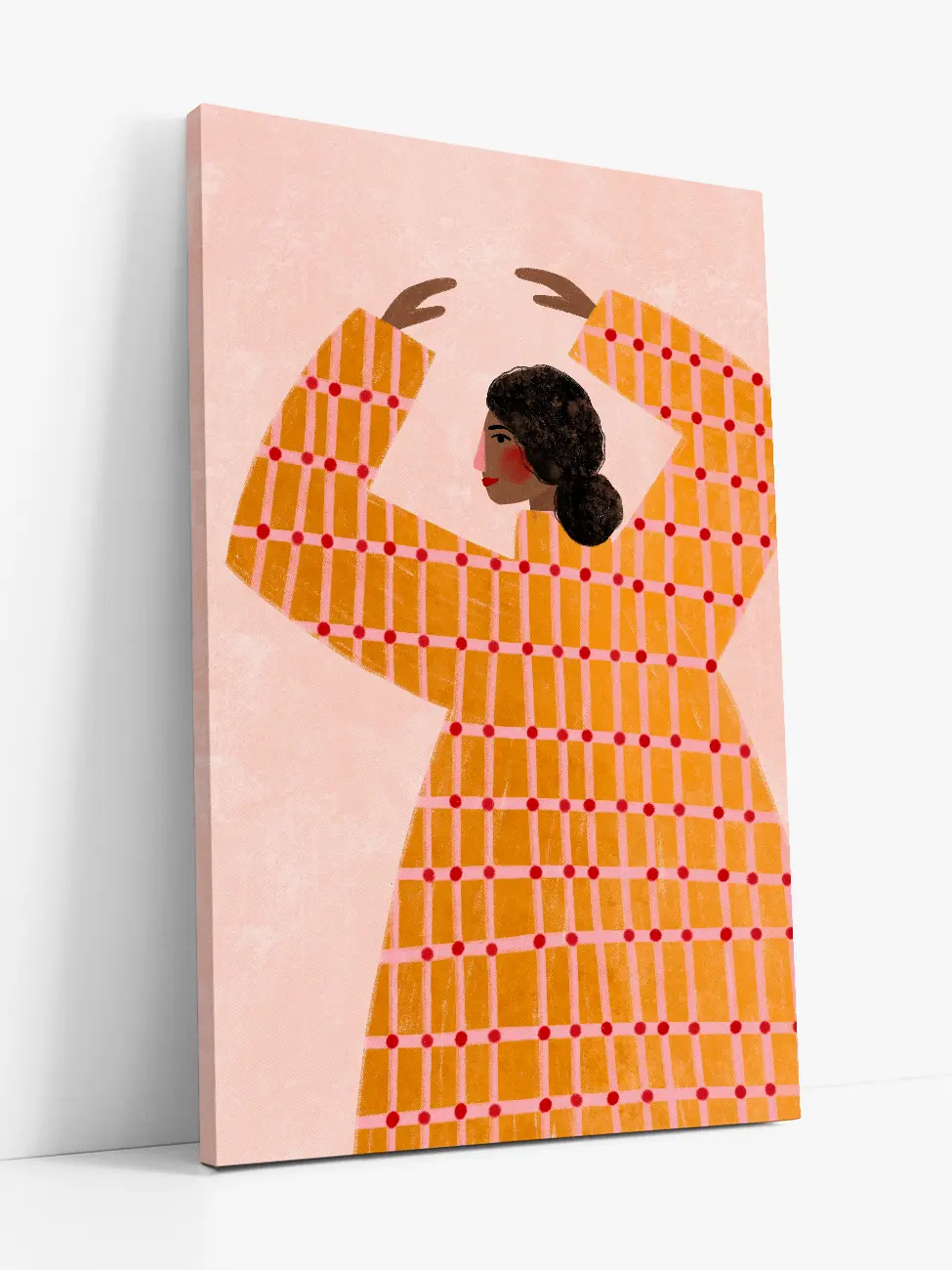 The Woman With the Checked Dress