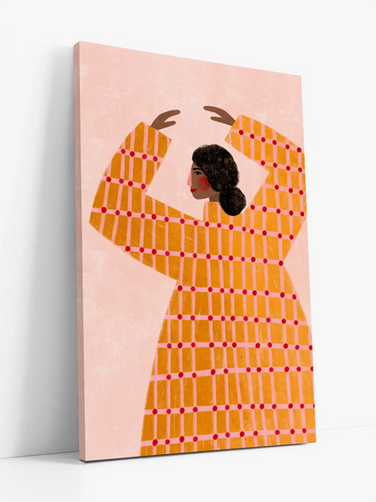 The Woman With the Checked Dress