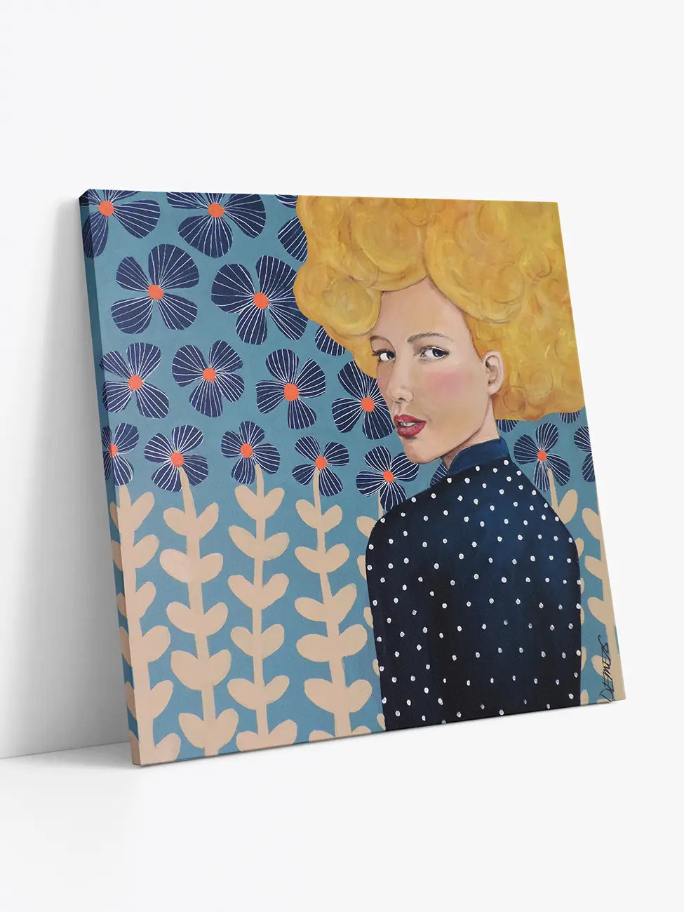 Дама на точки