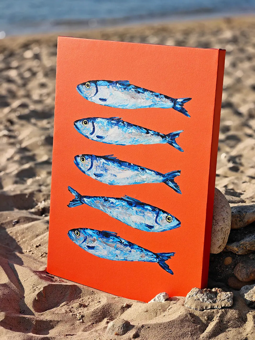 Sardines on Orange