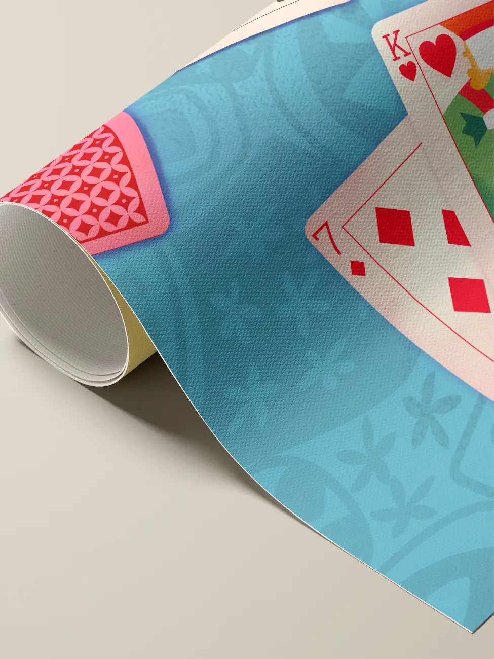 Card Game on the Beach