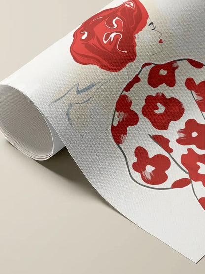 Червени диви цветя