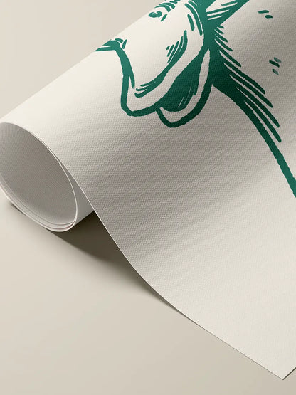 Smoking Duck in Green