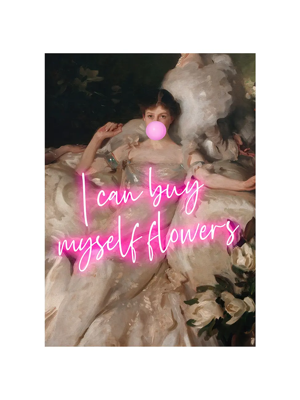 И сама мога да си купя цветя