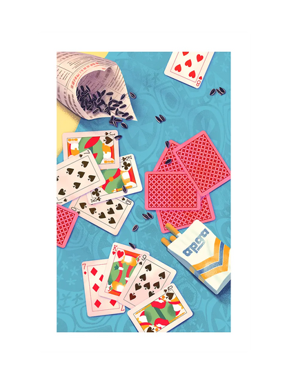 Card Game on the Beach