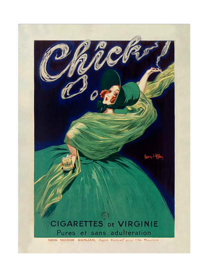Chick cigarettes de Virginie pures et sans adultération
