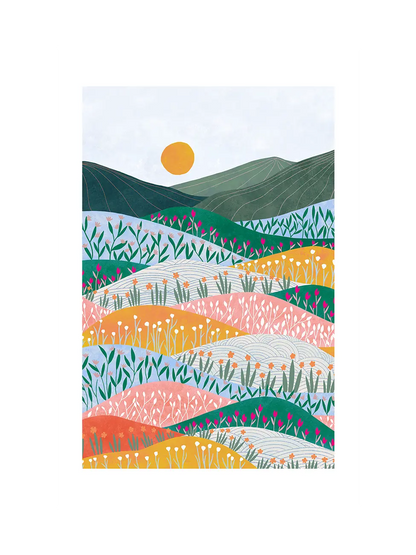 Colorful Hillside Dreams
