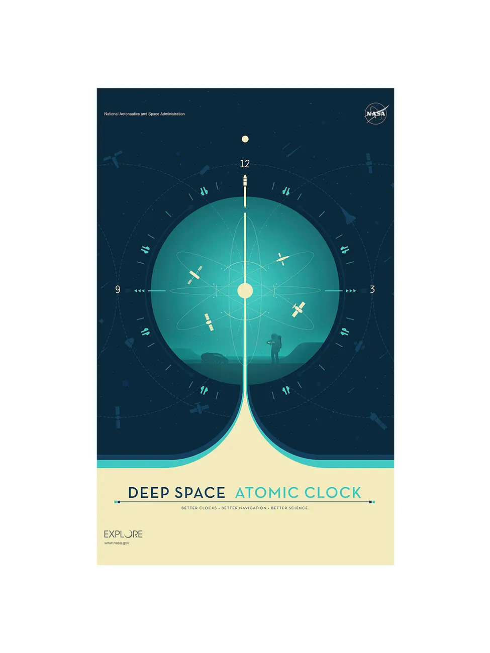 Deep Space Atomic Clock - Blue