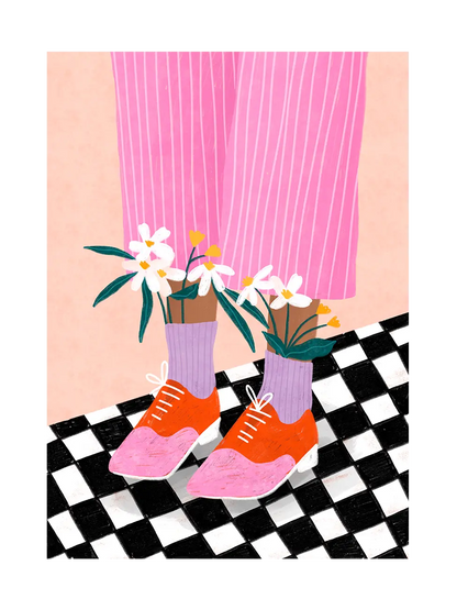 Чорапи с цветя