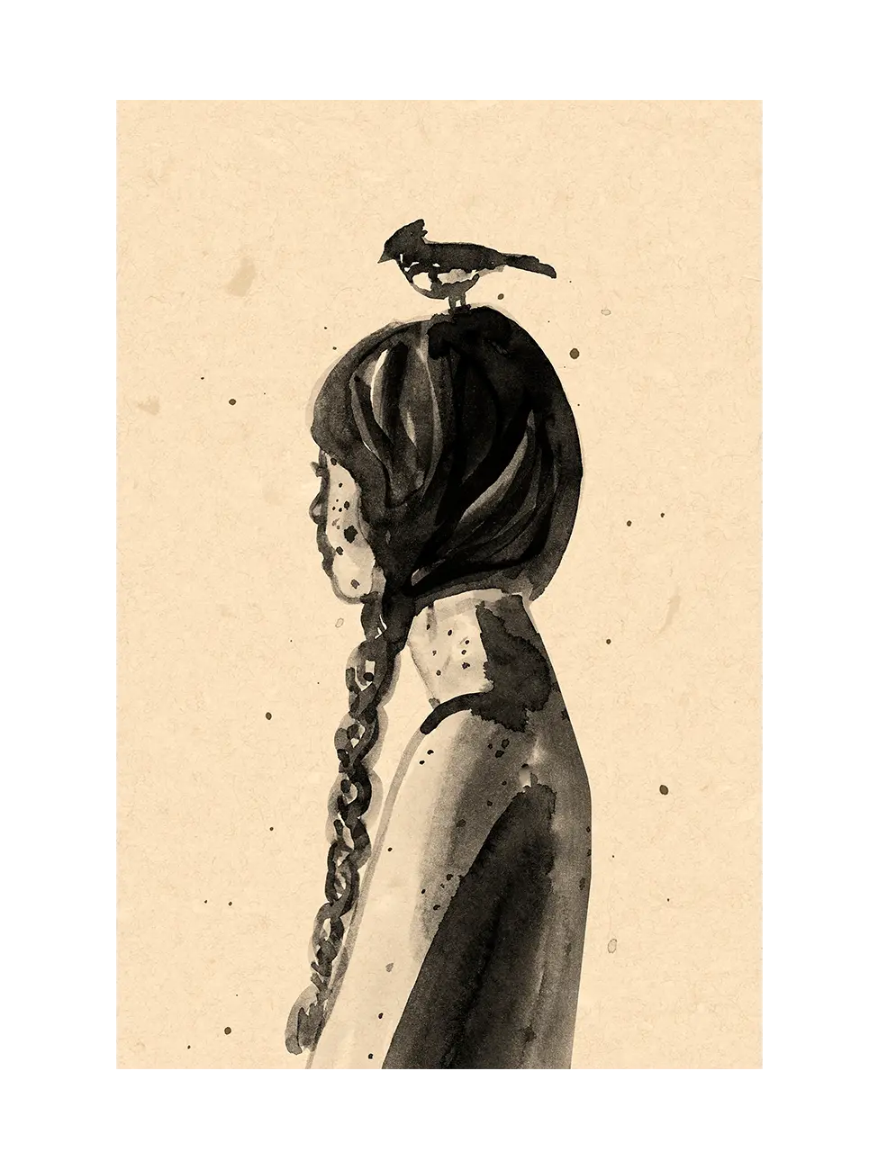 Girl with Bird