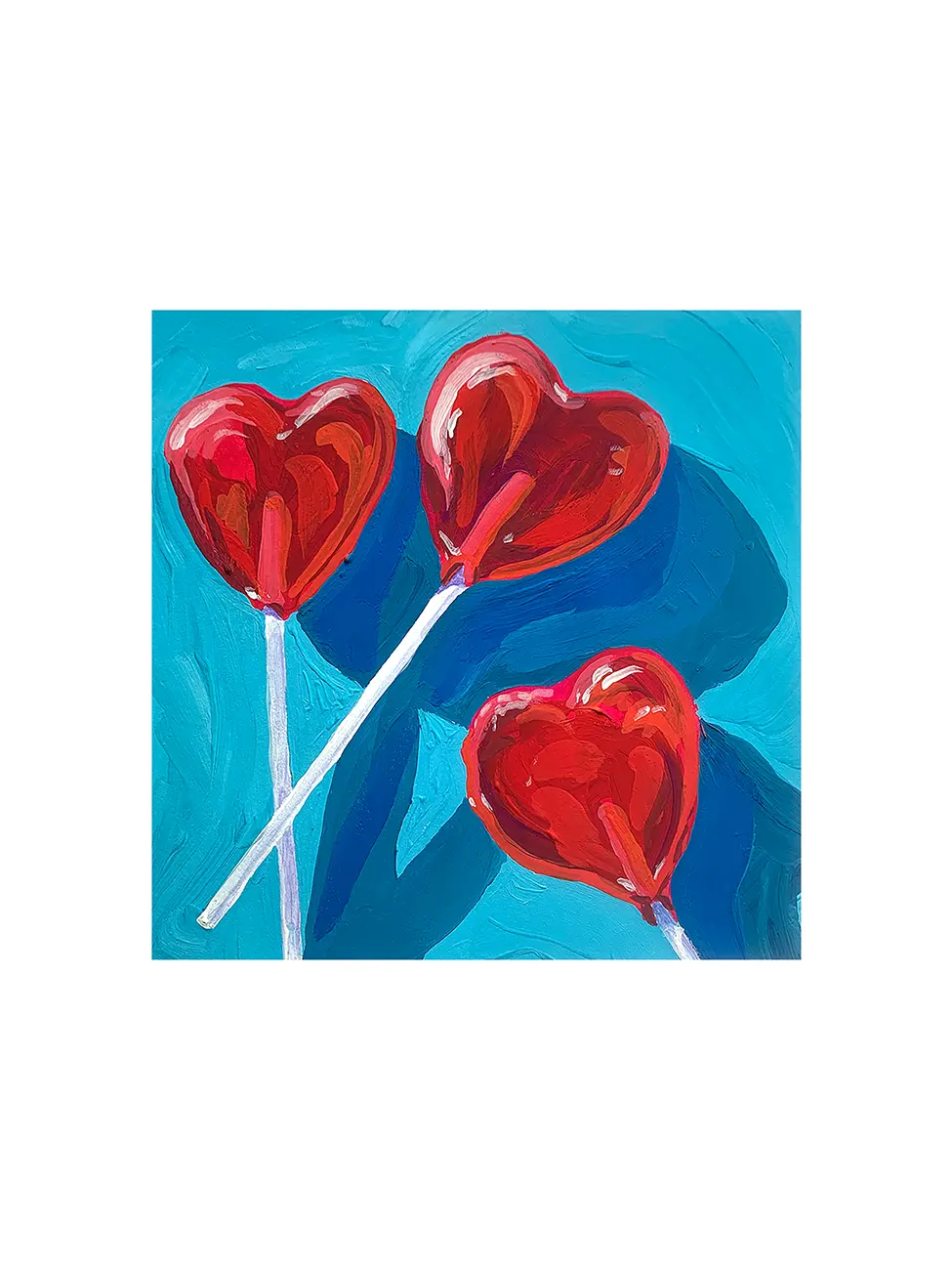 Heart Lollipops