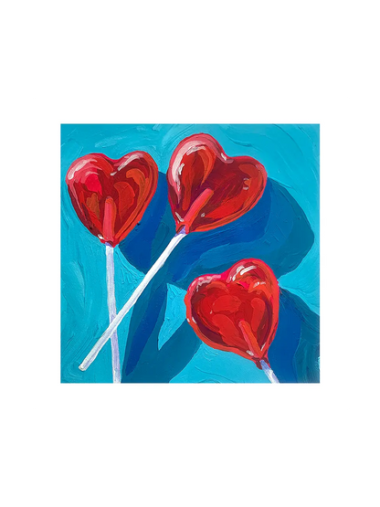 Heart Lollipops