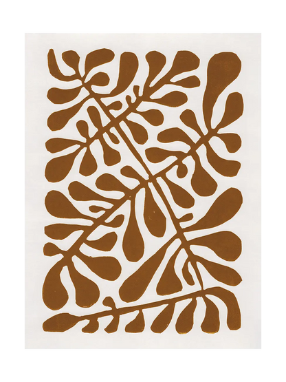 Linocut Plant