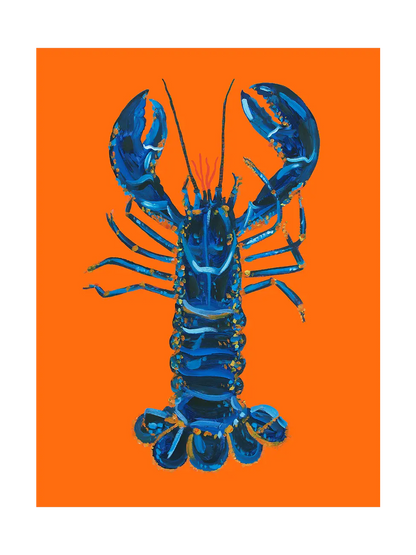 Lobster On Orange