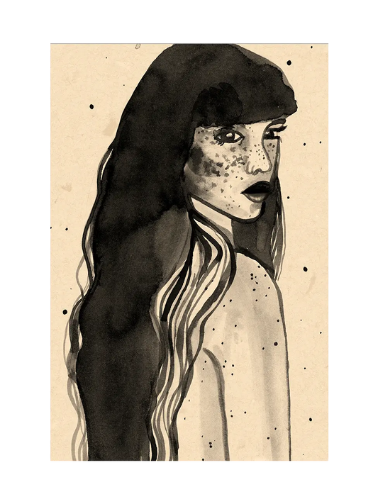 Дама с дълга коса