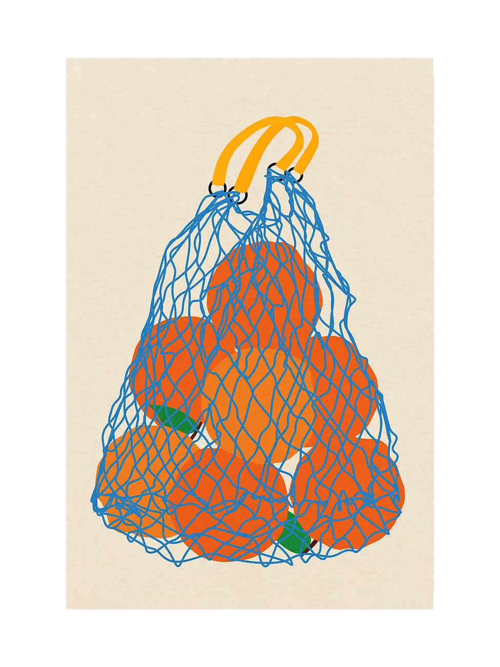 Oranges In a Net Bag