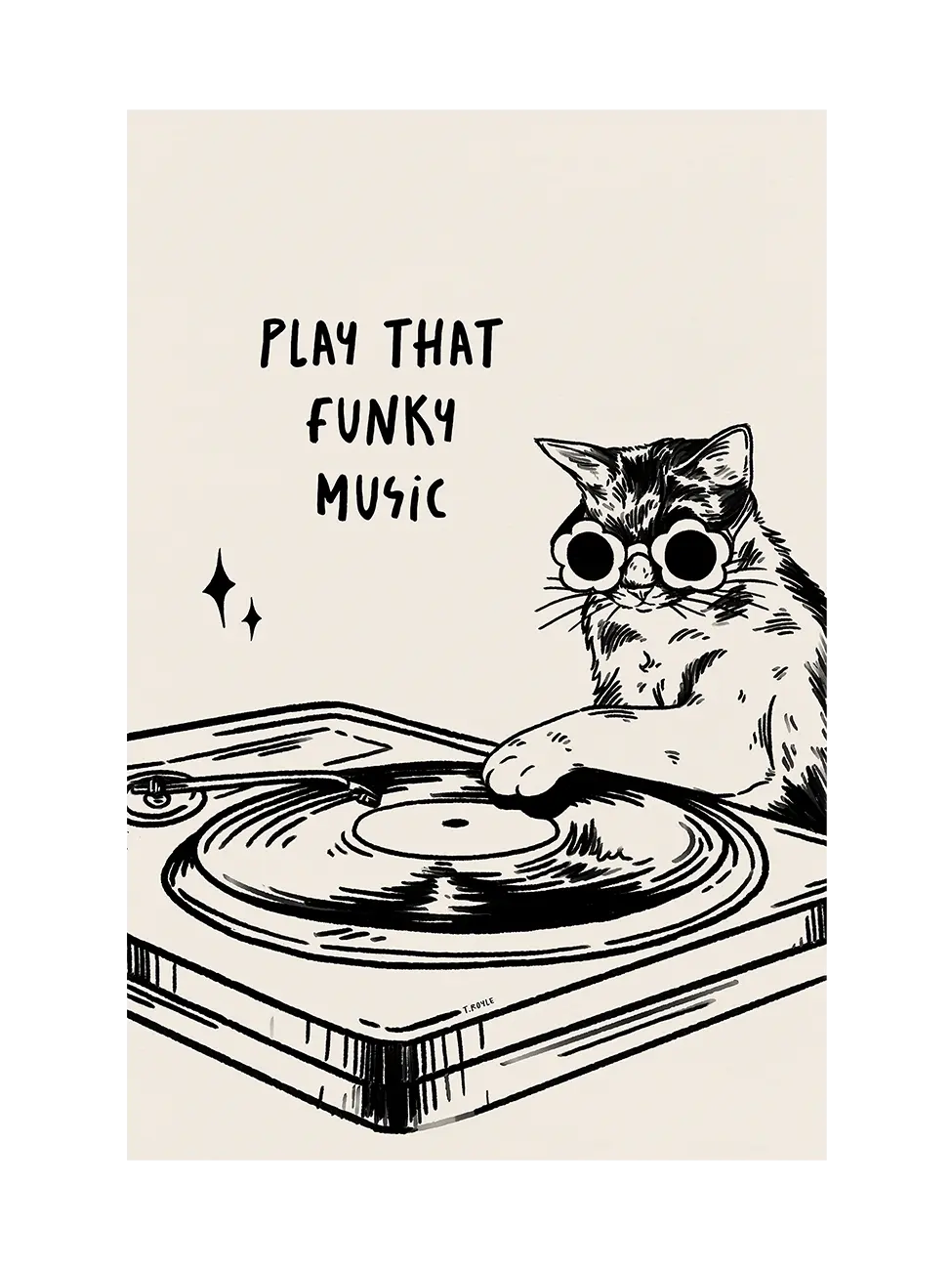 Play That Funky Music Disco Cat