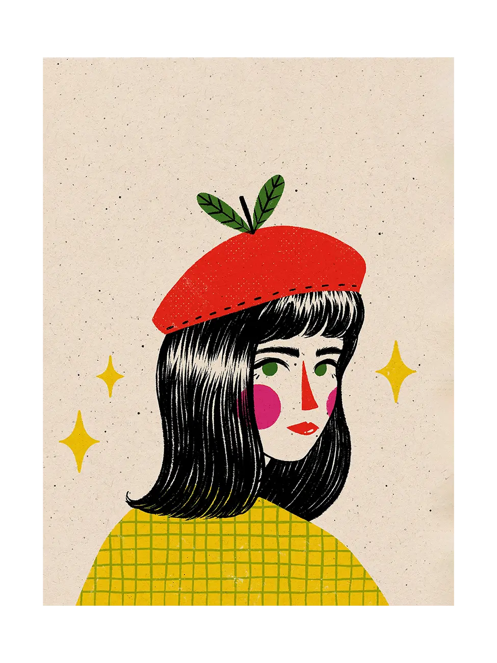 Red Apple Beret