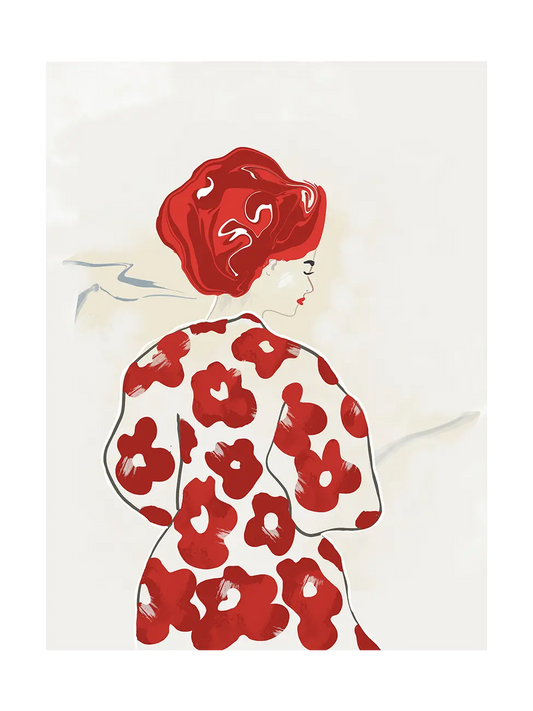 Червени диви цветя