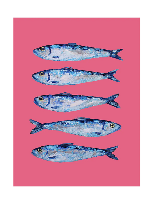 Sardines on Pink