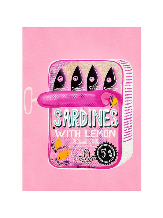 Sardines Tin Can in Pink
