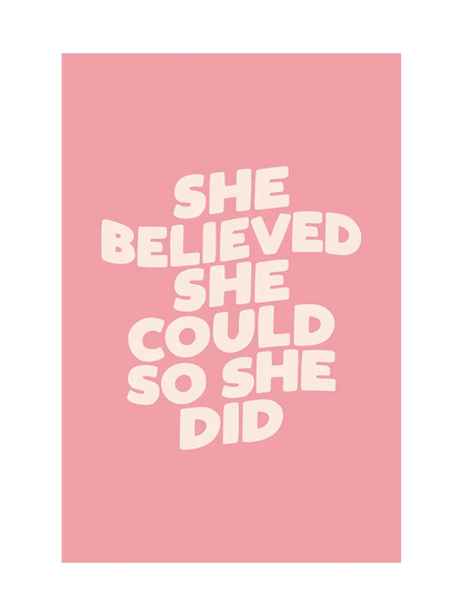 Тя повярва, че може - и го направи