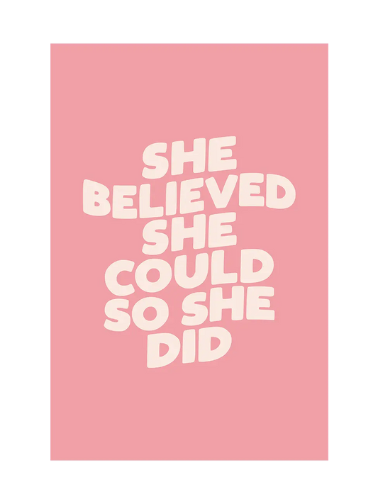 Тя повярва, че може - и го направи