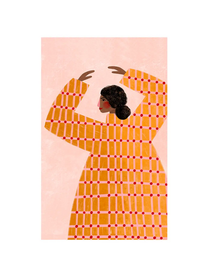 The Woman With the Checked Dress