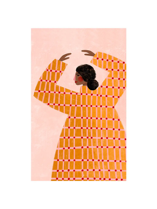 The Woman With the Checked Dress